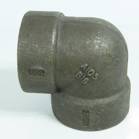 Anvil 0362001802 2" Black Forged Steel 90 Degree Socket Elbow Class 3000 USA