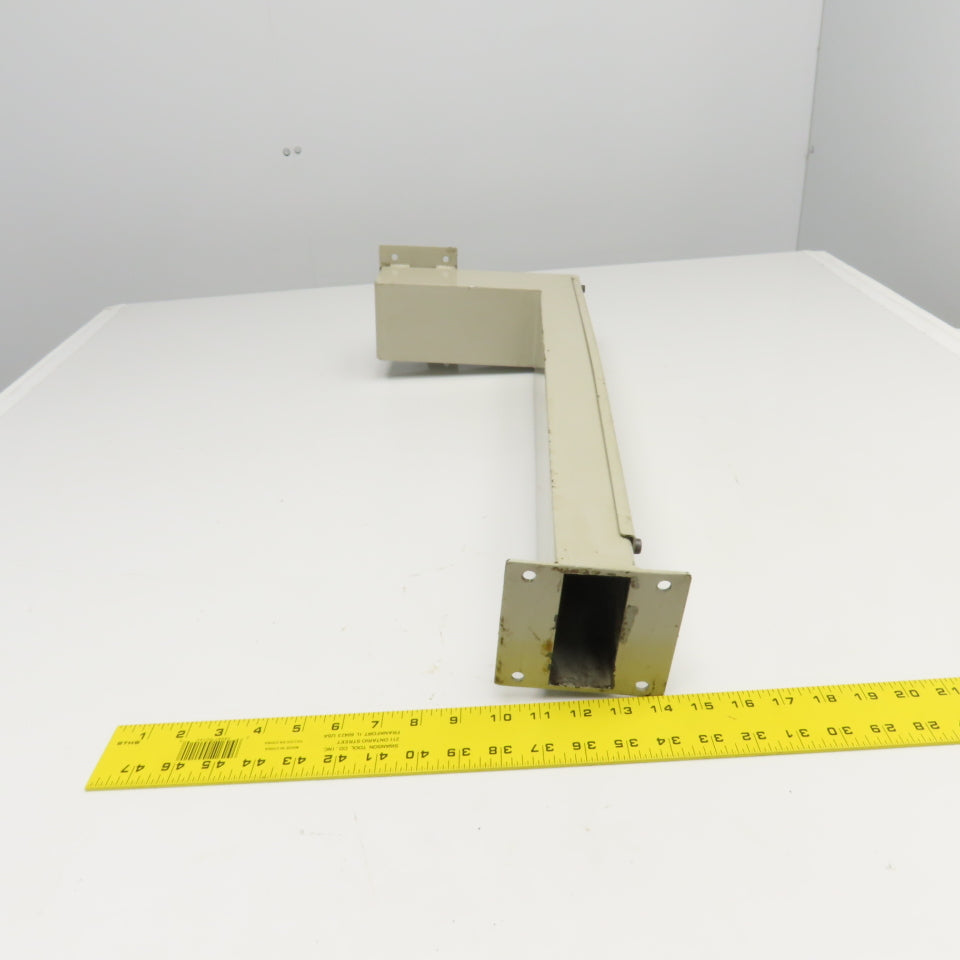 4-1/2" x1-1/2" Steel Wireway Gutter Conduit Tube Elbow 25" x 10"