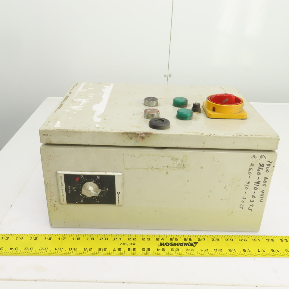 Single Phase 120V 10-16A Prewired Motor Starter Assembly W/Timer & Disconnect