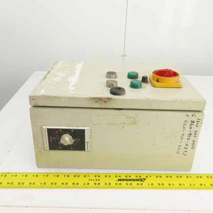 Single Phase 120V 10-16A Prewired Motor Starter Assembly W/Timer & Disconnect