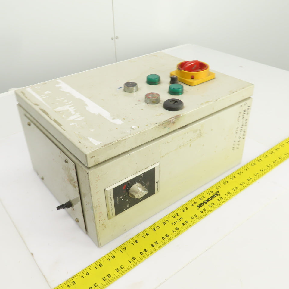 Single Phase 120V 10-16A Prewired Motor Starter Assembly W/Timer & Disconnect