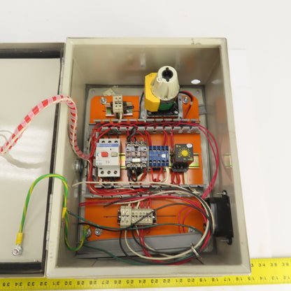 Single Phase 120V 10-16A Prewired Motor Starter Assembly W/Timer & Disconnect
