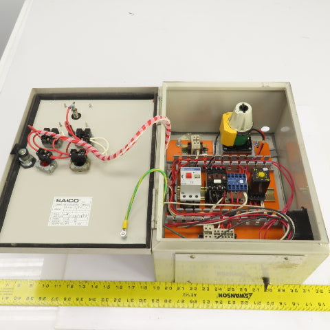 Single Phase 120V 10-16A Prewired Motor Starter Assembly W/Timer & Disconnect