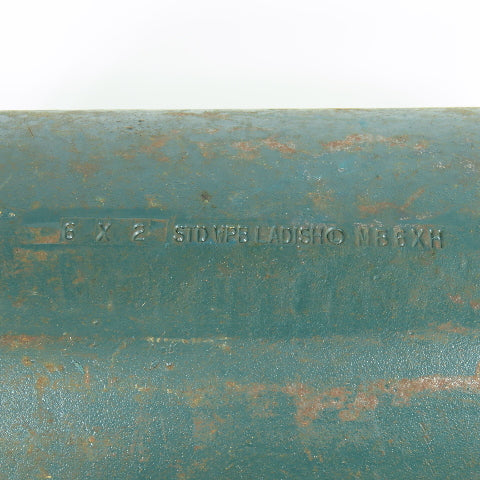 6" x 6" x 2" Carbon Steel Reducing Tee Butt Weld Pipe Fitting