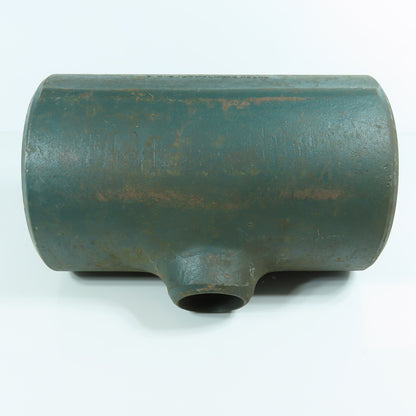 6" x 6" x 2" Carbon Steel Reducing Tee Butt Weld Pipe Fitting