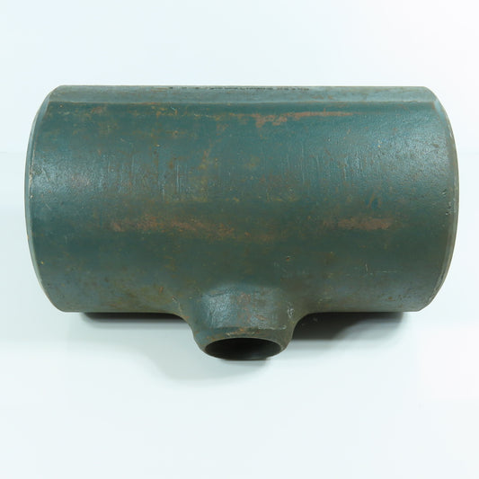 6" x 6" x 2" Carbon Steel Reducing Tee Butt Weld Pipe Fitting