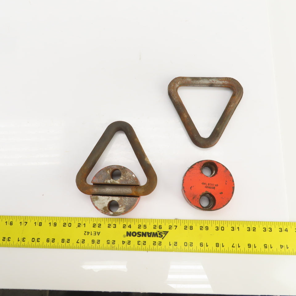 SWL 8000LB Bolt On Lifting Hooks Lot Of 2