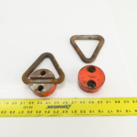 SWL 8000LB Bolt On Lifting Hooks Lot Of 2