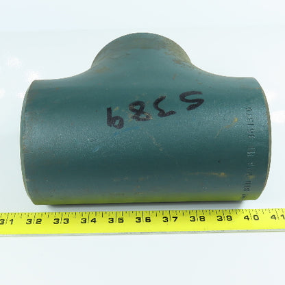 Weldbend 4" STD Carbon Steel Long Radius Tee Butt Weld Pipe Fitting