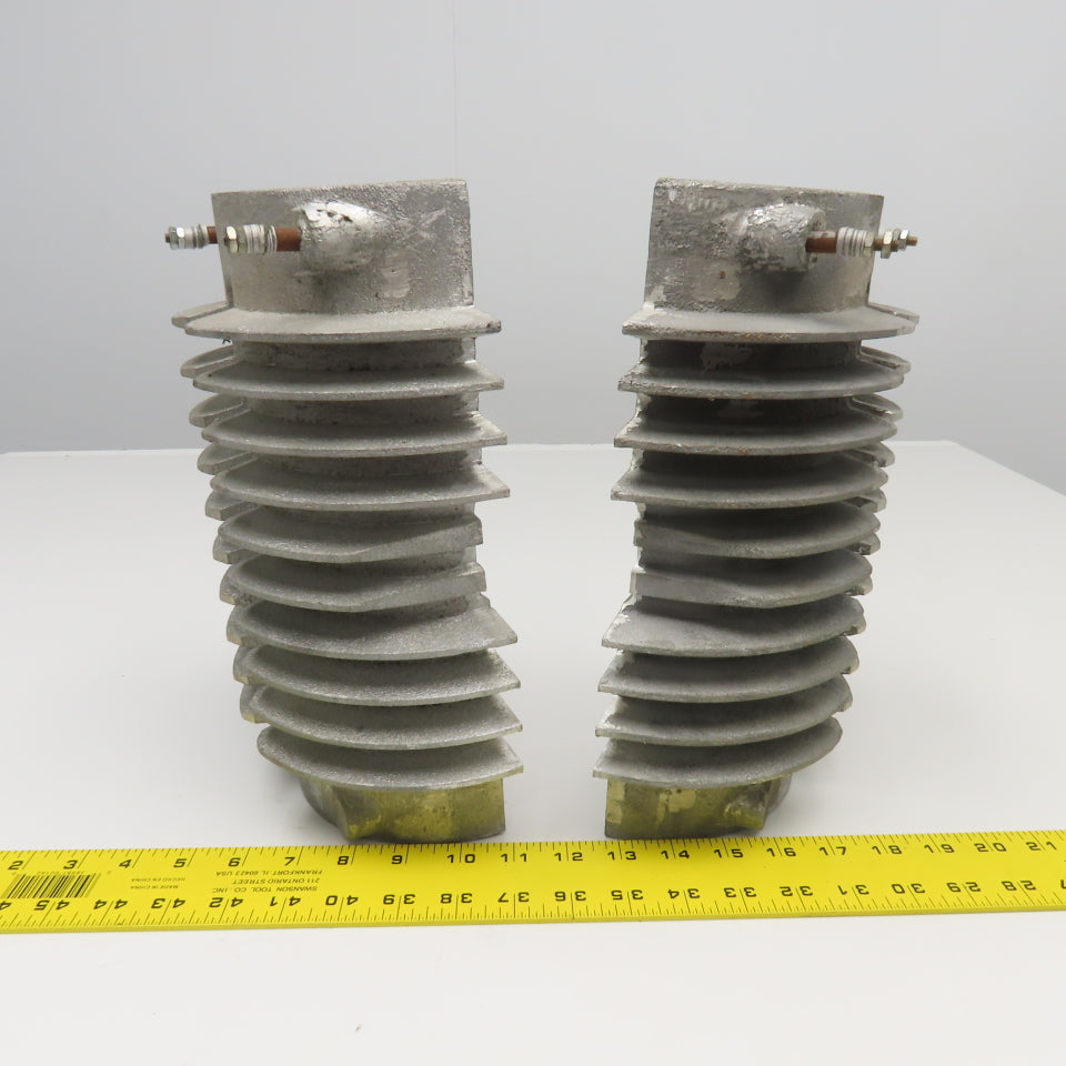 Heatron KB4G11S1238A Aluminum Casting Heater 230V 2000W 4" x 12" Lot of 2