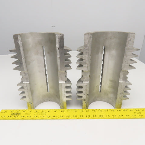 Heatron KB4G11S1238A Aluminum Casting Heater 230V 2000W 4" x 12" Lot of 2