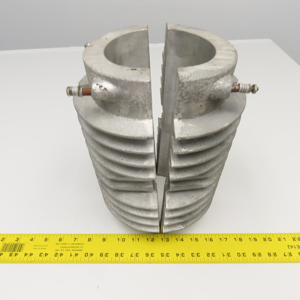 Heatron KB4G11S1238A Aluminum Casting Heater 230V 2000W 4" x 12" Lot of 2