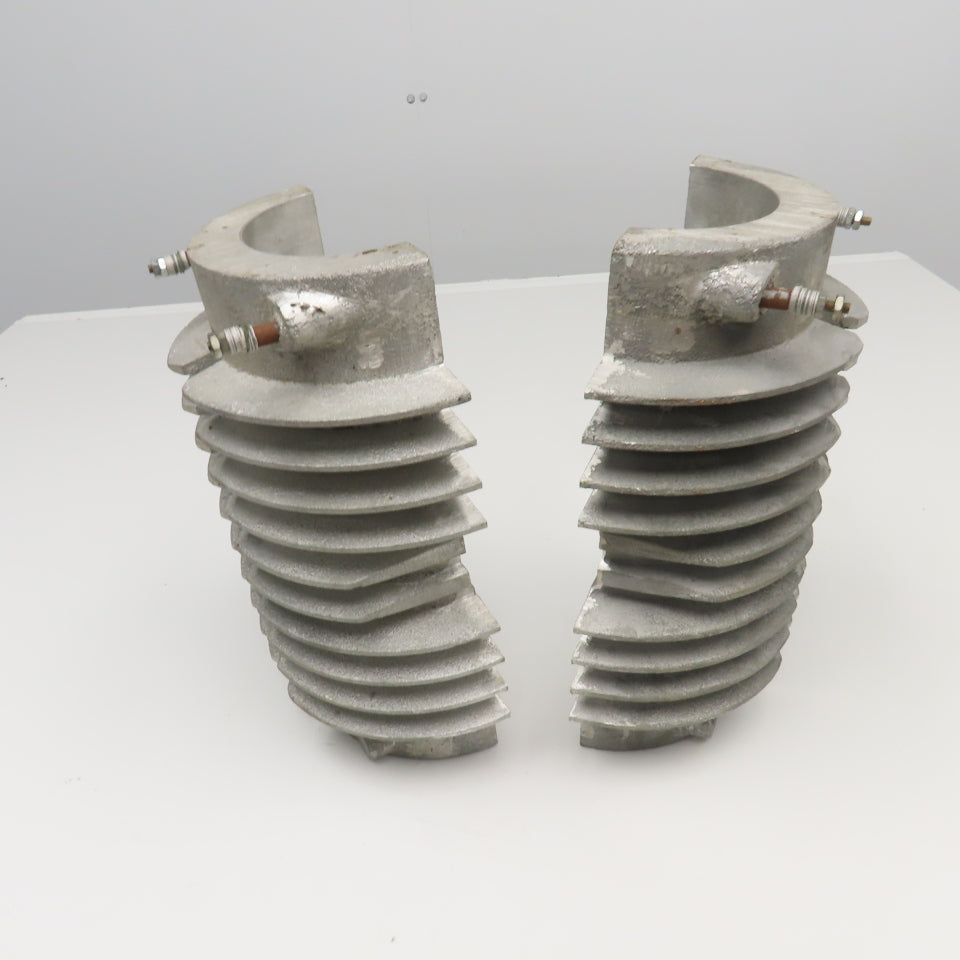 Heatron KB4G11S1238A Aluminum Casting Heater 230V 2000W 4" x 12" Lot of 2
