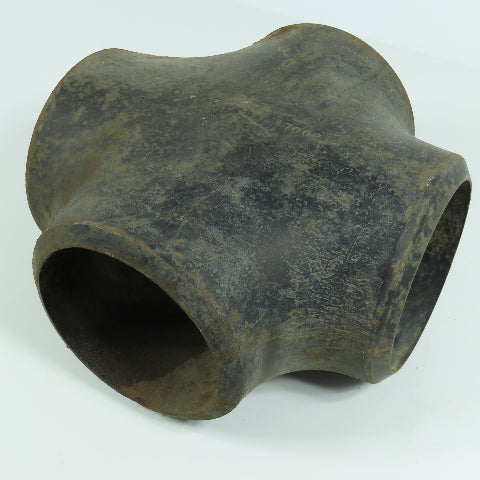 4" Carbon Steel 4 Way Cross Connector Butt Weld Pipe Fitting