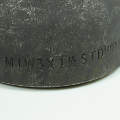 3" x 1-1/2" STD Carbon Steel Concentric Reducer Butt Weld Fitting Lot of 2