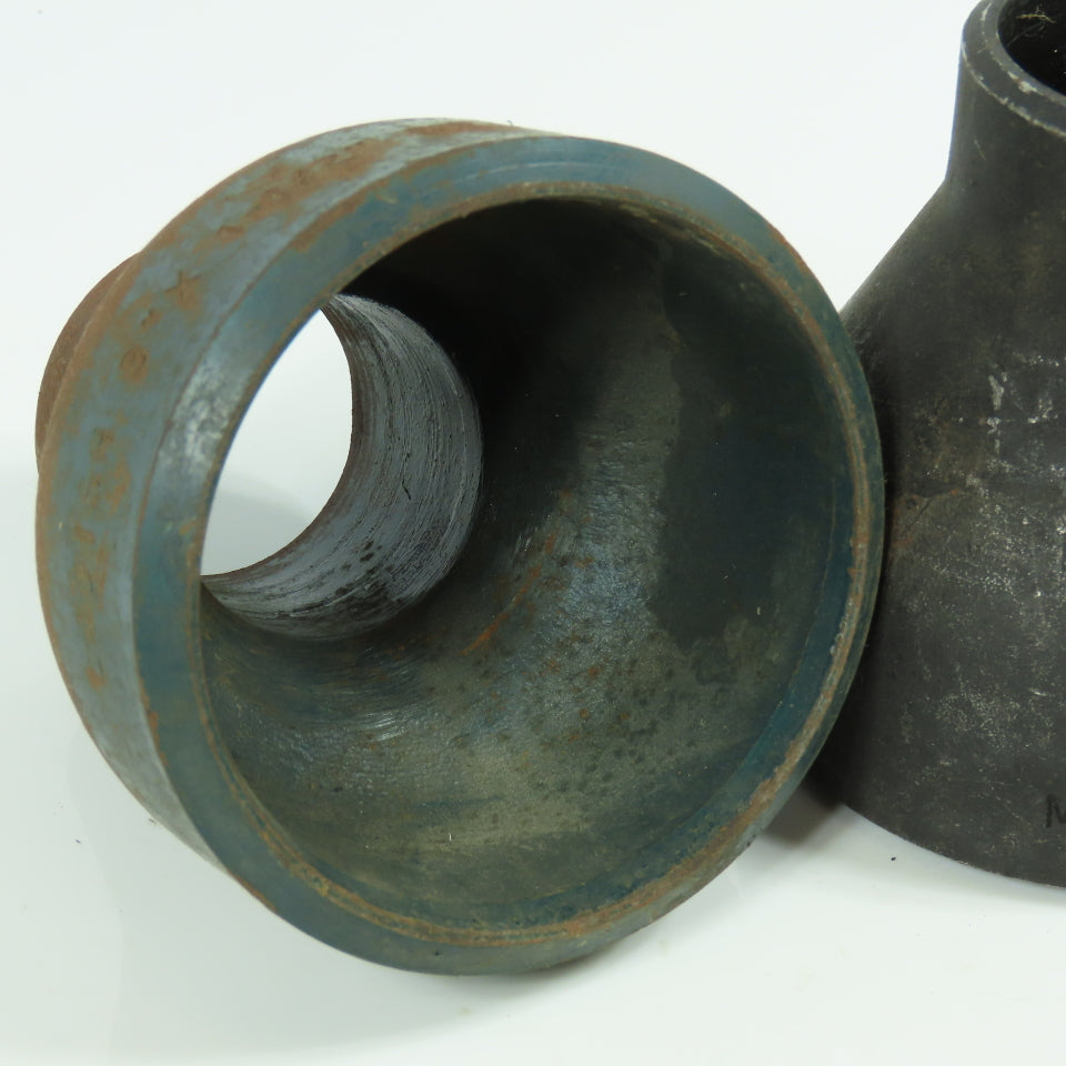 3" x 1-1/2" STD Carbon Steel Concentric Reducer Butt Weld Fitting Lot of 2