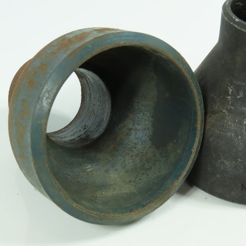 3" x 1-1/2" STD Carbon Steel Concentric Reducer Butt Weld Fitting Lot of 2