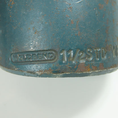 Weldbend 1-1/2" STD Carbon Steel Concentric Reducer Butt Weld Fitting Lot of 3