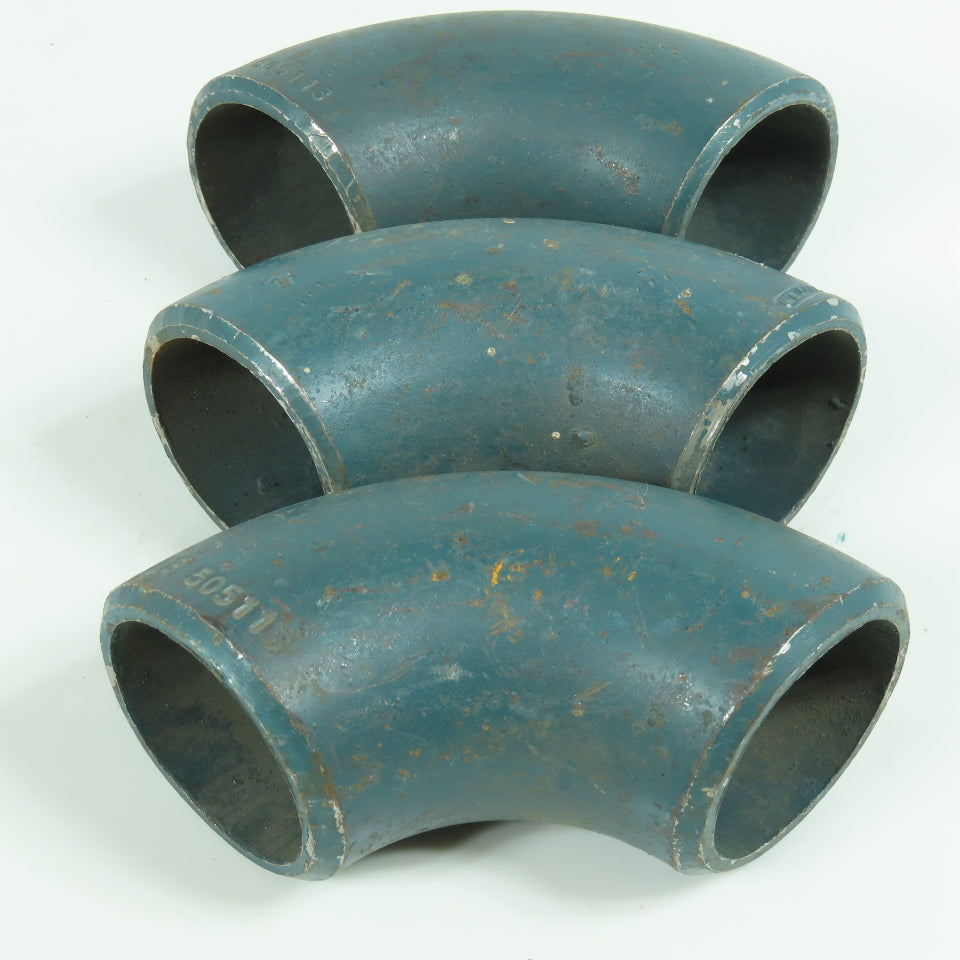 Weldbend 1-1/2" STD Carbon Steel Concentric Reducer Butt Weld Fitting Lot of 3