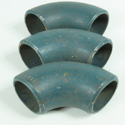Weldbend 1-1/2" STD Carbon Steel Concentric Reducer Butt Weld Fitting Lot of 3