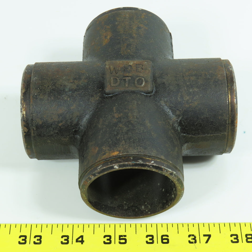 2" STD Carbon Steel Cross Connector Butt Weld Fitting