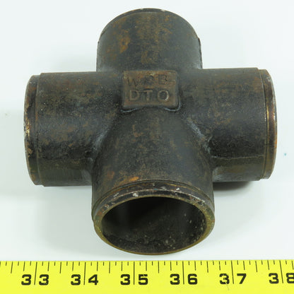 2" STD Carbon Steel Cross Connector Butt Weld Fitting