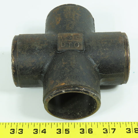 2" STD Carbon Steel Cross Connector Butt Weld Fitting