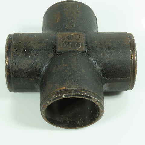 2" STD Carbon Steel Cross Connector Butt Weld Fitting
