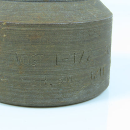 Vogt 1-1/2" Forged Steel 3000# Male x Female Socket Coupling Weld Fitting Lot/2