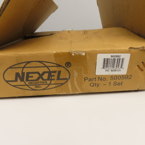 Nexel 500592 5" Polyurethane Swivel Stem Caster W/ Bumpers 1200Lb Capacity Set