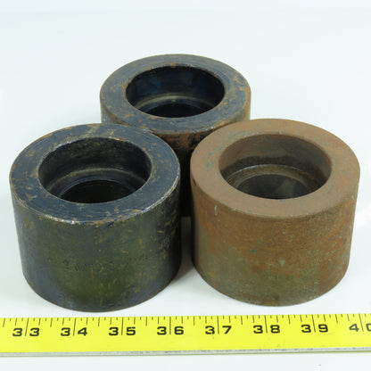 2" Forged Steel 6000# Female Socket Coupling Weld Fitting Lot of 3