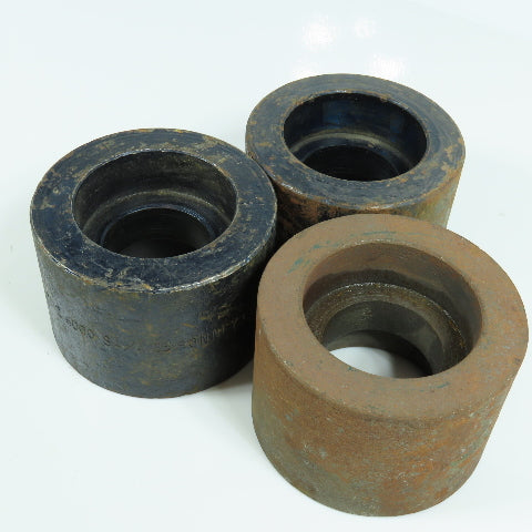 2" Forged Steel 6000# Female Socket Coupling Weld Fitting Lot of 3