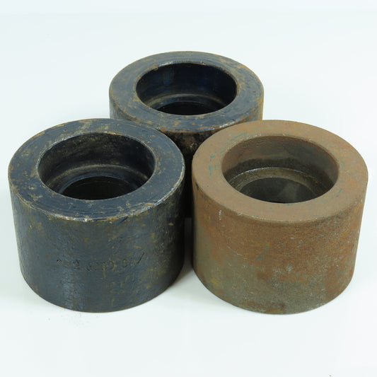 2" Forged Steel 6000# Female Socket Coupling Weld Fitting Lot of 3