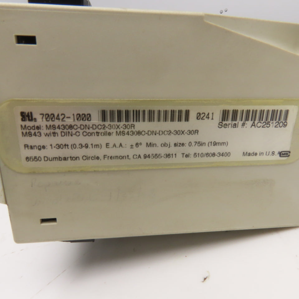 STI MS4308C-DN-DC2-30X-30R Light Curtain Control LCC-DN