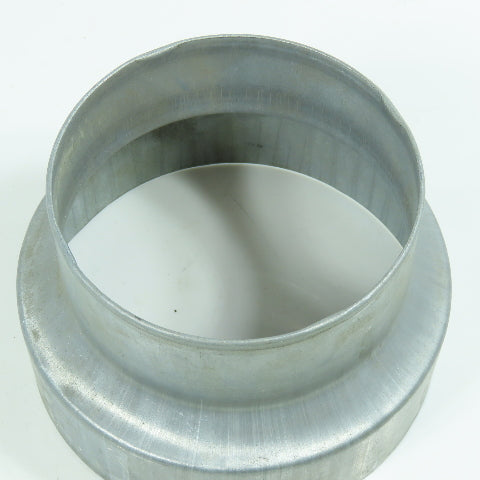 5" x 4" Galvanized Steel Round Duct Reducer Lot of 3