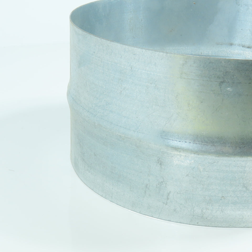 8" Galvanized Steel Round Duct 24 Gauge Extension/Coupling Lot of 2