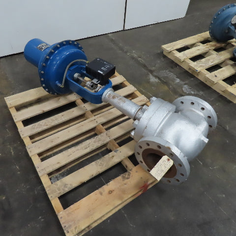 K&M Control Valve D-GCG DL-145-R-F-D3 6" Flange Mount Gate Valve 35PSI Actuator