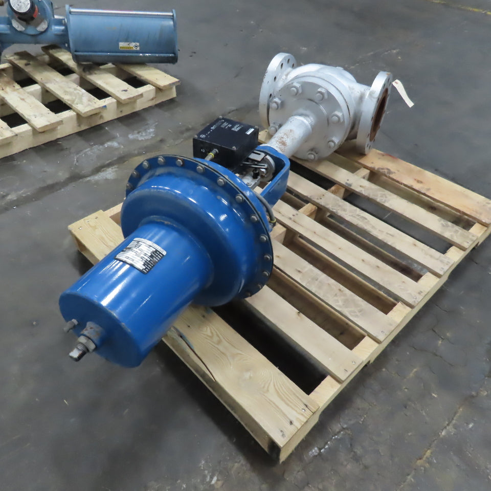 K&M Control Valve D-GCG DL-145-R-F-D3 6" Flange Mount Gate Valve 35PSI Actuator