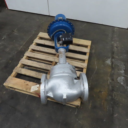 K&M Control Valve D-GCG DL-145-R-F-D3 6" Flange Mount Gate Valve 35PSI Actuator