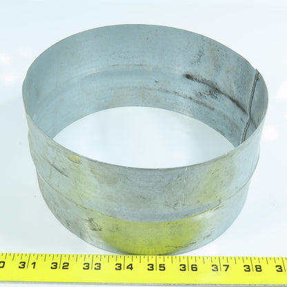 8" Galvanized Steel Round Duct 24 Gauge Male Extension/Coupling Lot of 3