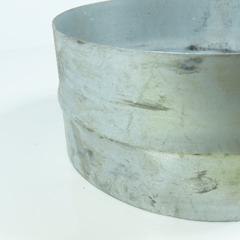 8" Galvanized Steel Round Duct 24 Gauge Male Extension/Coupling Lot of 3
