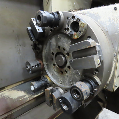 Hitachi Seiki Hitec-Turn23SII CNC Lathe 10 Tool Turret Turning Cell 208V