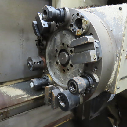 Hitachi Seiki Hitec-Turn23SII CNC Lathe 10 Tool Turret Turning Cell 208V