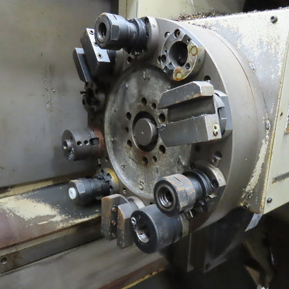 Hitachi Seiki Hitec-Turn23SII CNC Lathe 10 Tool Turret Turning Cell 208V