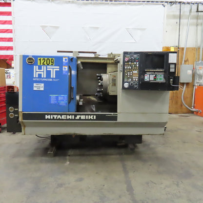 Hitachi Seiki Hitec-Turn23SII CNC Lathe 10 Tool Turret Turning Cell 208V