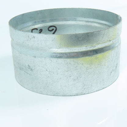 6" Galvanized Steel Round Duct 20 Gauge Female Extension/Coupling Lot of 2