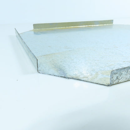 11" x 14" Galvanized Steel Rectangular Duct End Cap Lot of 4