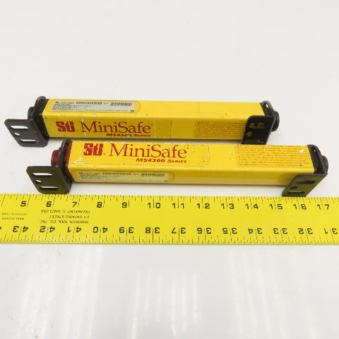 STI MS4308BX BR Minisafe Light Curtain Transmitter Receiver Set