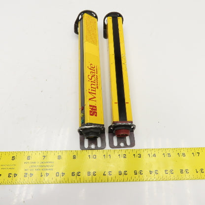 STI MS4308BX BR Minisafe Light Curtain Transmitter Receiver Set