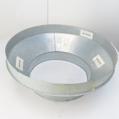 24" x 16" Galvanized Steel Spiral Duct 22 Gauge Increaser/Reducer
